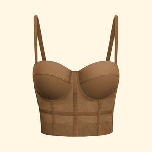 Mesh Underwire Bustier Top